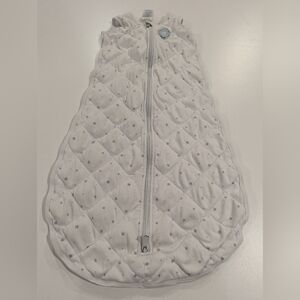 Dreamland White Quilted Star Sleep Sack Baby Wearable Blanket Sack 6-12 Months